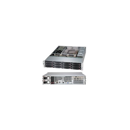 Supermicro SuperChassis 920W 2U Rackmount Server Chassis (Blk), CSE-826BE1C-R920WB CSE-826BE1C-R920WB